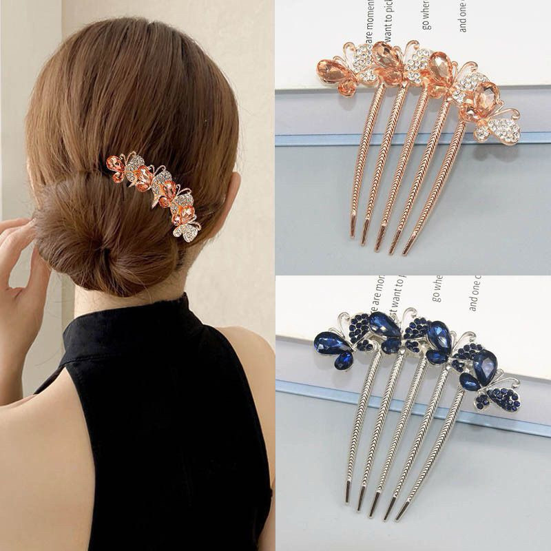 Konde Tusuk Sirkam Cantik Korean Style Mahkota Rambut Tusuk Cantik