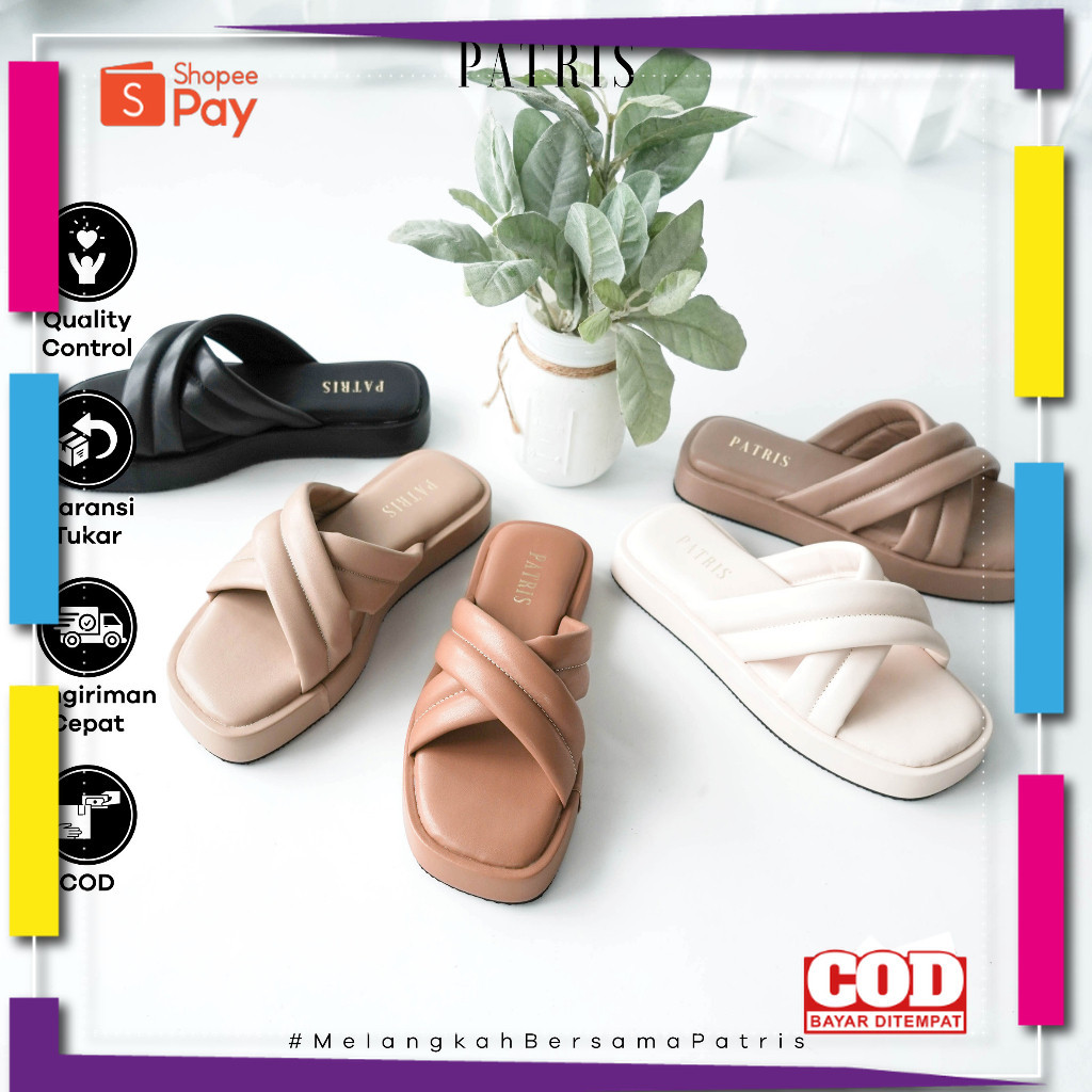 [PREMIUM ORIGINAL] Patris Zoe Sandal Wanita Platform