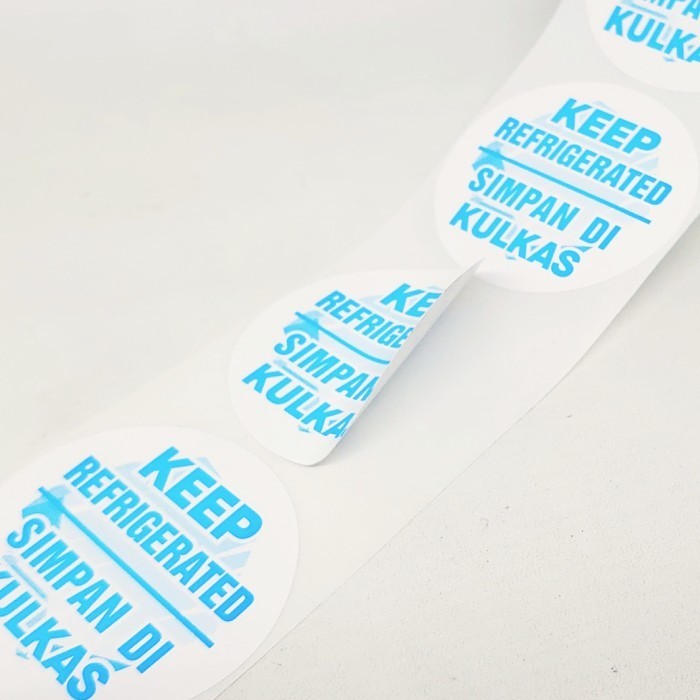 

Promo Sticker Keep Refrigerated Label Kemasan Simpan di Kulkas diameter 5 cm (1 roll/ 500 pcs)