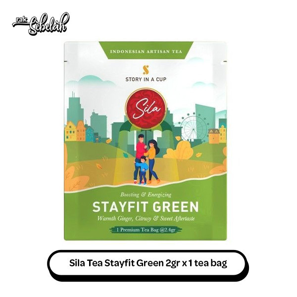 

Sila Tea Stayfit Green 1 Flat Nylon T-Bag Artisan Tea - Teh Premium | Rak Sebelah