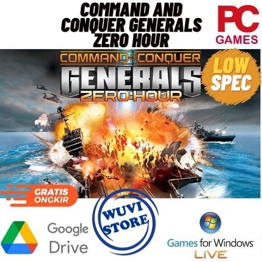 Game PC Command and Conquer Generals Zero Hour | GAME PC Ringan Full Version | GAME LAPTOP Offline