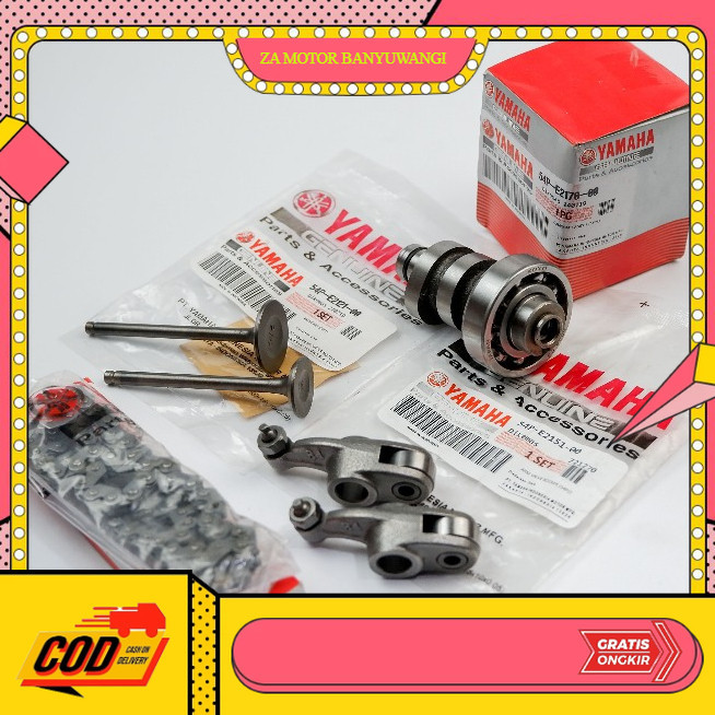 noken as mio j 155 ori - noken as mio j - Platuk Klep mio - Klep Set 54P - Rantai Keteng Kamprat Kom