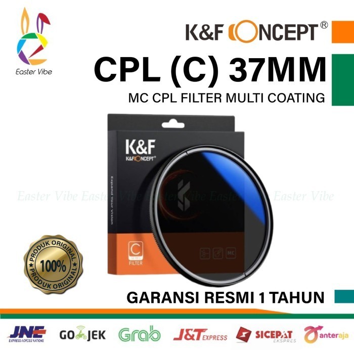 K&F KNF Concept 37mm MC CPL Filter Multi Coating C Series