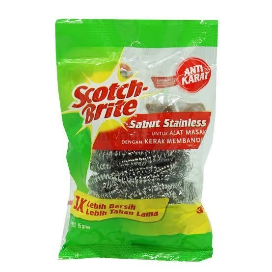 3m scotch brite sabut stainless