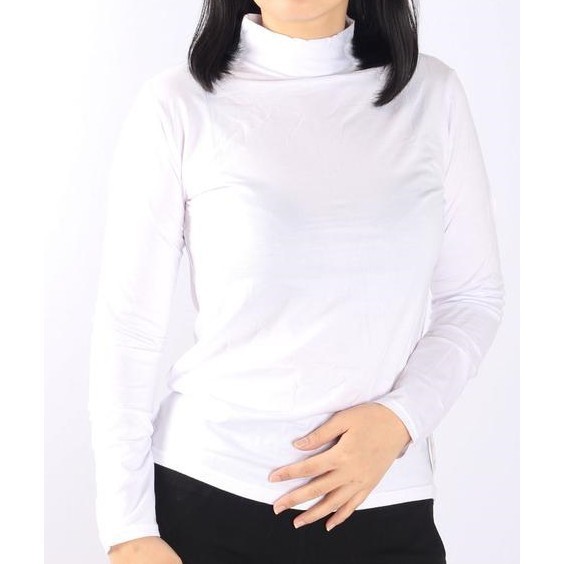 TOKOSANIA Putih Manset Panjang Daleman Lengan Wanita Baju Manset Kaos Baju Warna