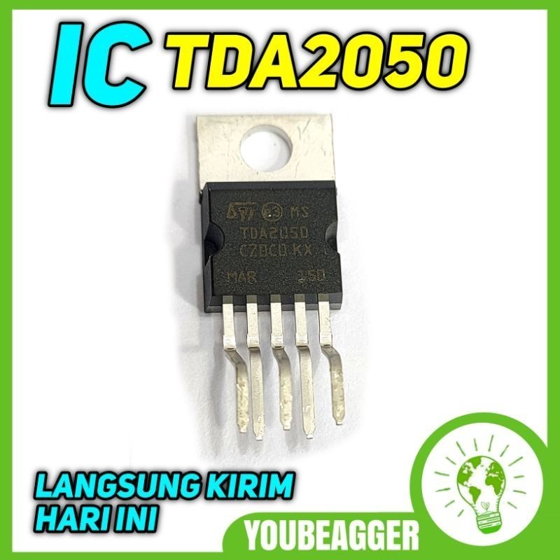 IC TDA 2050 untuk speaker aktif dan amplifier