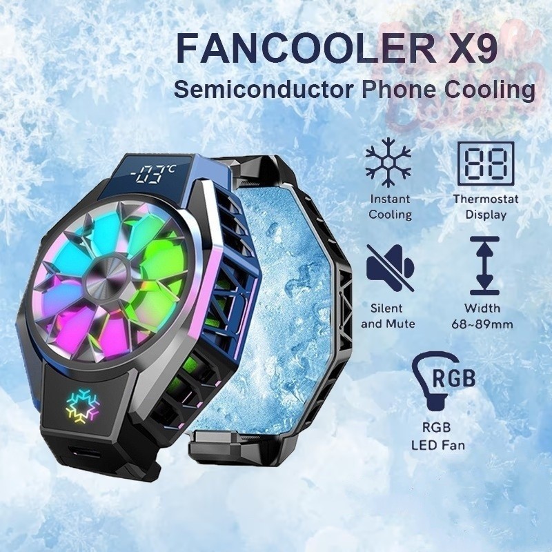 Funcooler X9 Fan Cooler Radiator Pendingin HP Cooling Fan gaming