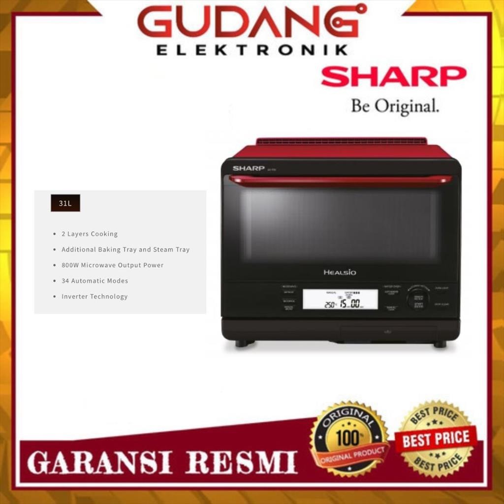 Oven Microwave Sharp AX-1700IN(R) dengan Teknologi Superheated Steam