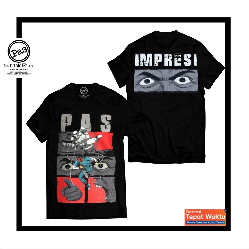 kaos lengan pendek PAS BAND IMPRESI original distro - kaso pendek PAS BAND original DISTRO unisex