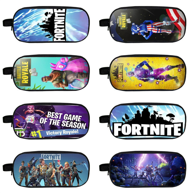 

Wild Card Easy Fortnite Battle Royale Pencil Bag Colorful Boys Girls Capacity School Students Boys Girls Cartoon Stationery Bags