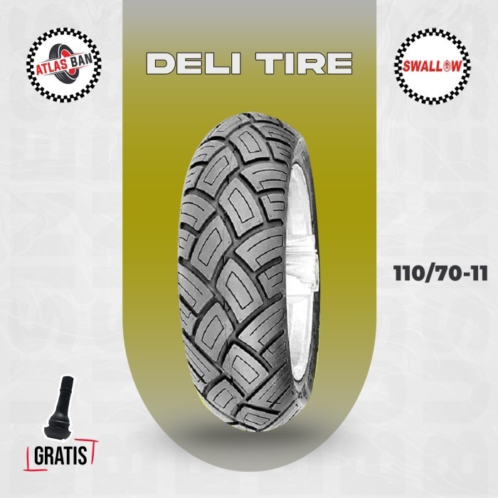 Ban Tubles Motor VESPA MATIC SWALLOW DELI TIRE 110/70 Ring 11
