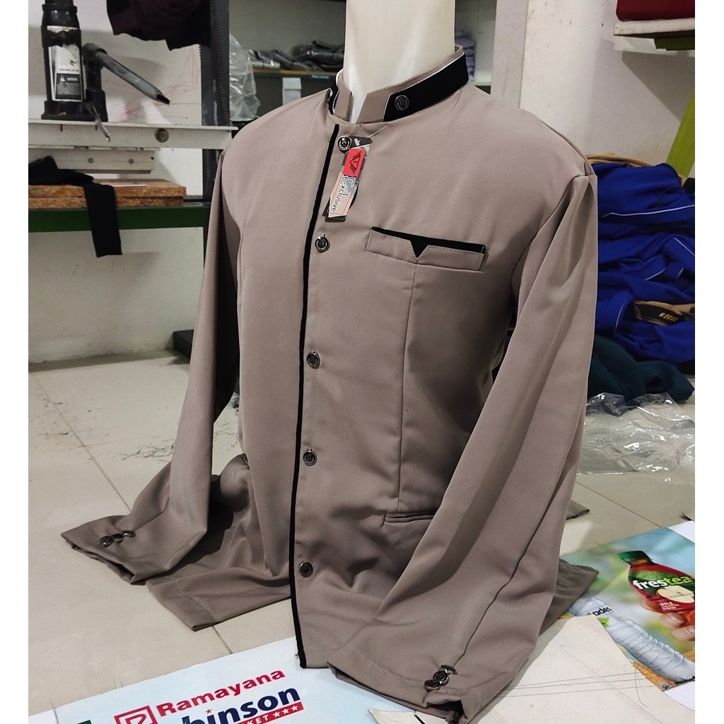 Jasko Jas Koko Big Size Jumbo 3XL 4XL 5XL / Jas Koko Pakaian Muslim Pria Bahan Hightwis Tebal Halus