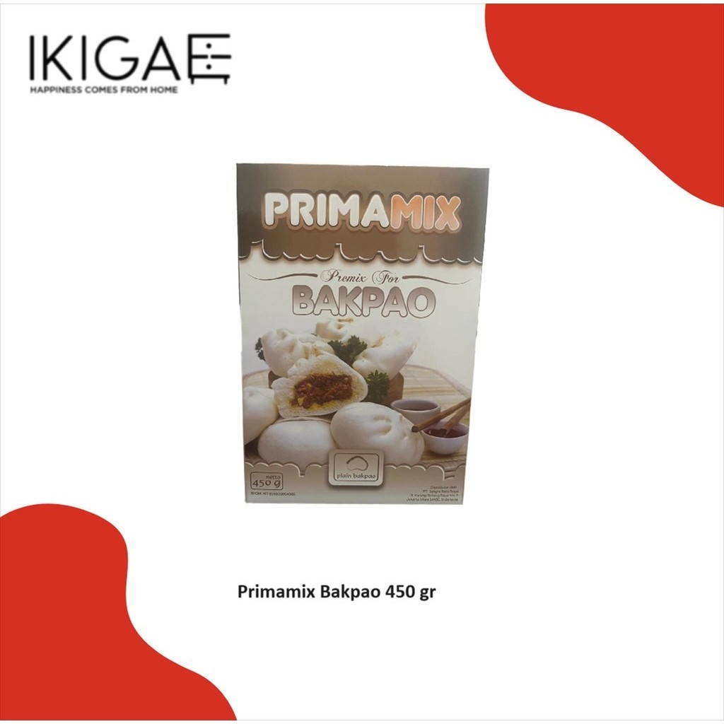 

PRIMAMIX / PRIMA MIX BAKPAO / TEPUNG BAKPAO / PREMIX BAKPAO 450 GR