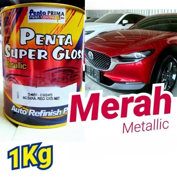 

cat penta super gloss metalic nc soul red cx5 met 09345 ( 200g - 1kg )