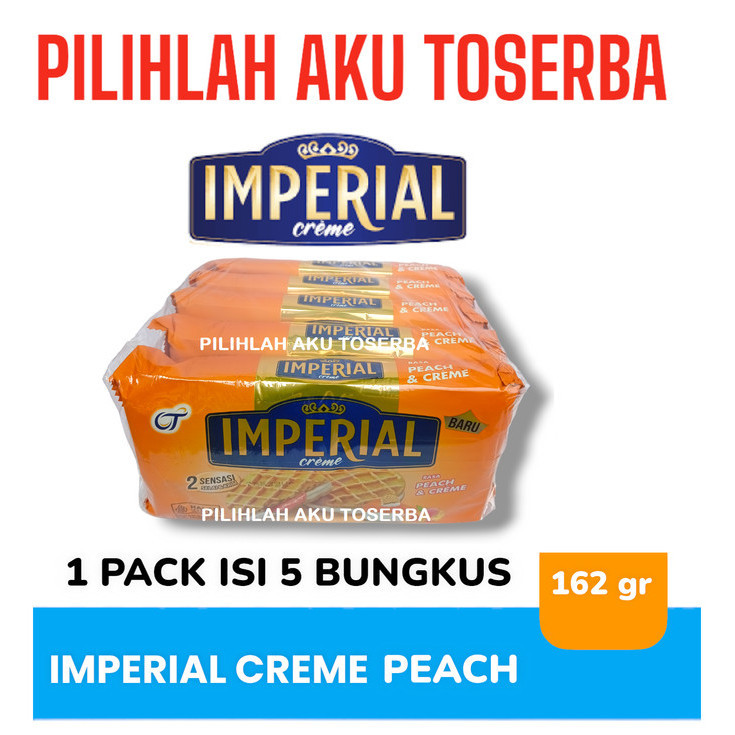 

IMPERIAL cream PEACH FAMILY PACK 162 gr - ( HARGA 5 pcs )