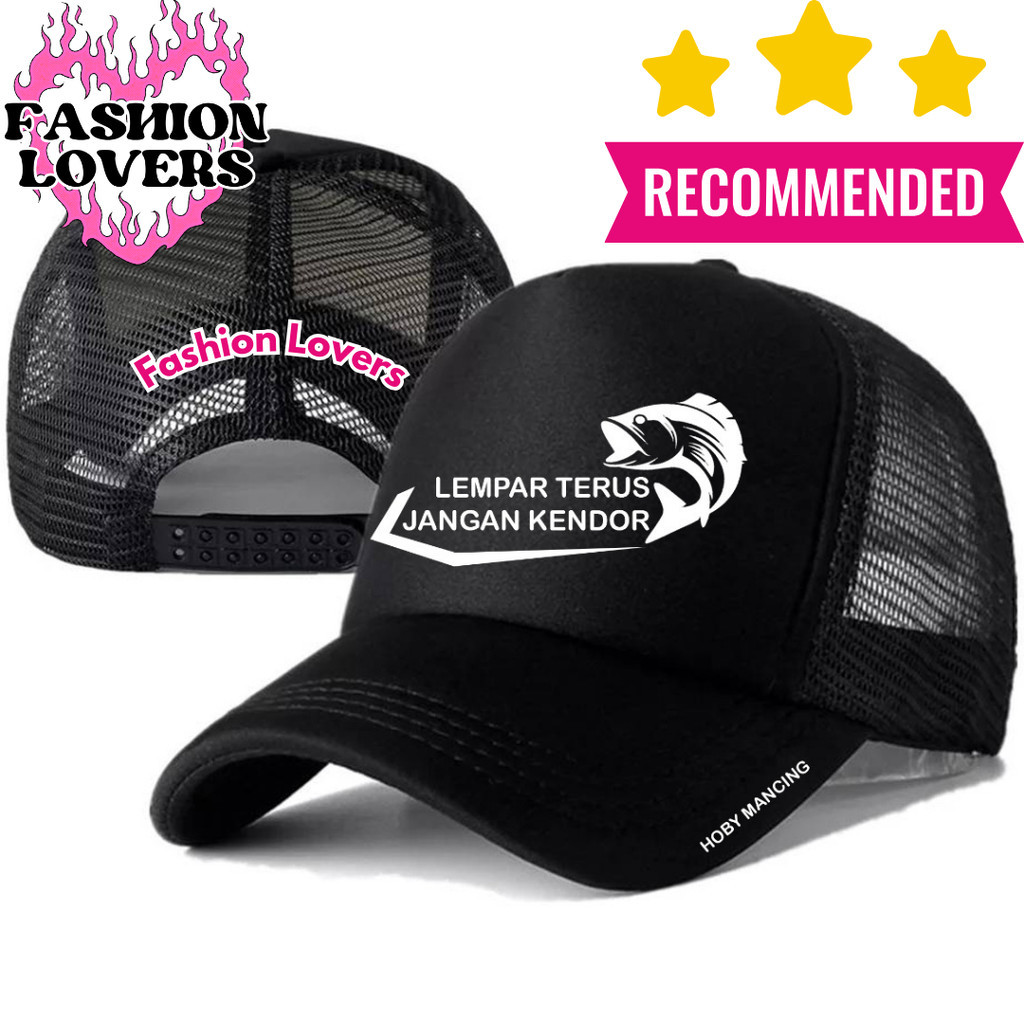 Fashion Loverz Topi Trucker HOBI MANCING - Topi Distro HOBI MANCING Logo - Topi HOBI MANCING Premium