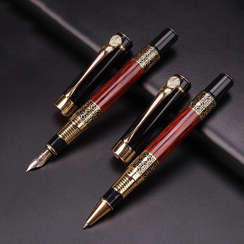 

Metal Wood Grain Fountain Pen School Supplies Pens Student for Ballpoint Pen Stationery Supplies Fountain Pen High Quality