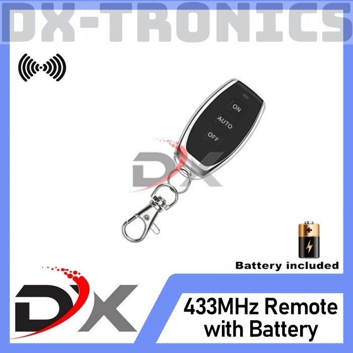 

SGA77 Wireless Remote Control 3 buttons 433MHz With Battery On Auto Off