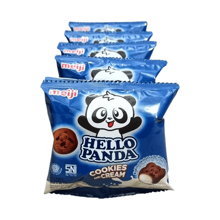 

Meiji Hello Panda Kukis Cokelat Isi Krim Rasa Susu 10g Isi 10pcs Cemilan Murah dan Enak