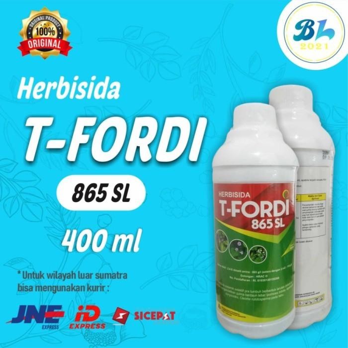 Herbisida Sistemik T-FORDI 865SL 400ml Untuk rumput dan gulma daun lebar setara DMA