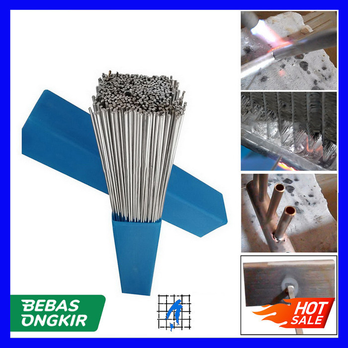 Kawat Las Aluminium Suhu Rendah - 1,6mm(330mm) dengan Flux