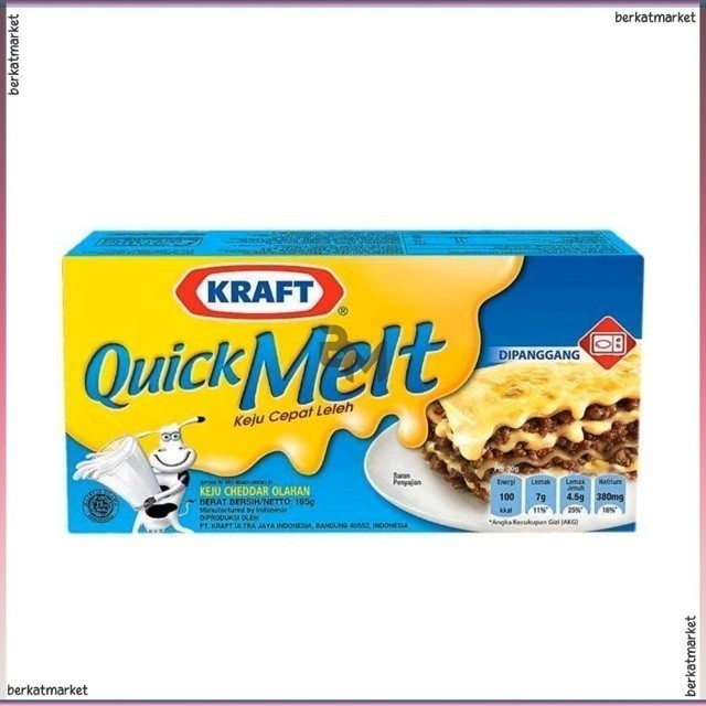 

CHEESE KRAFT KEJU QUICK MELT BOX 165G KEJU LELEH