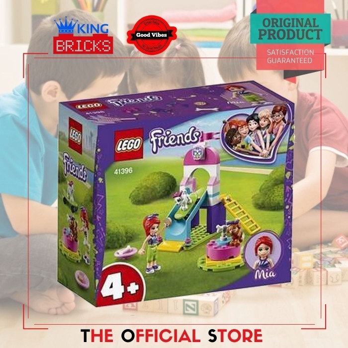 PoHouse Mainan Edukasi LEGO Original FRIENDS 41396 Puppy Playground - Mainan Anak Perempuan Cewe Hew