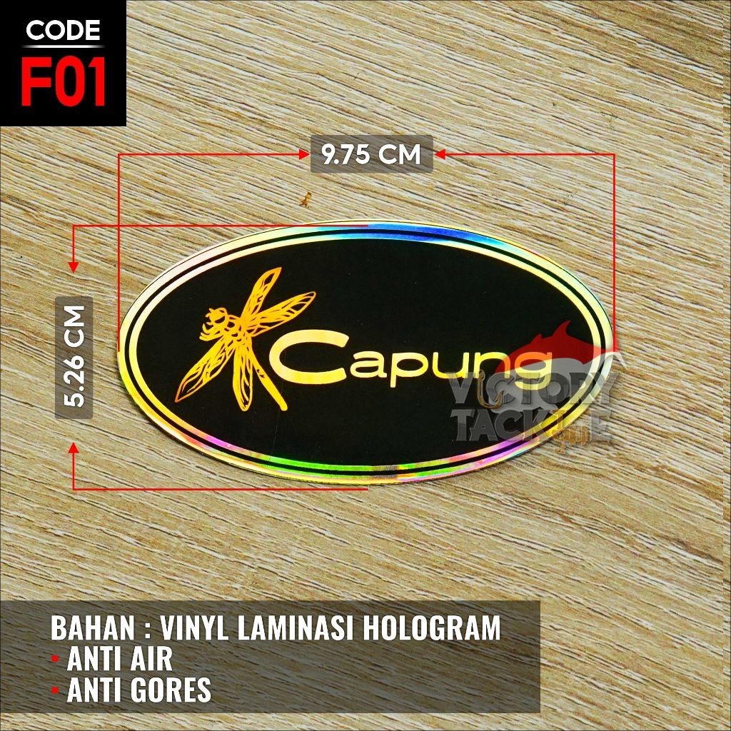 

Stiker Pancing Vinyl Anti Air dan Anti Gores - Label & Stiker Berkualitas Tinggi KODE F Firelock Fishing Mall