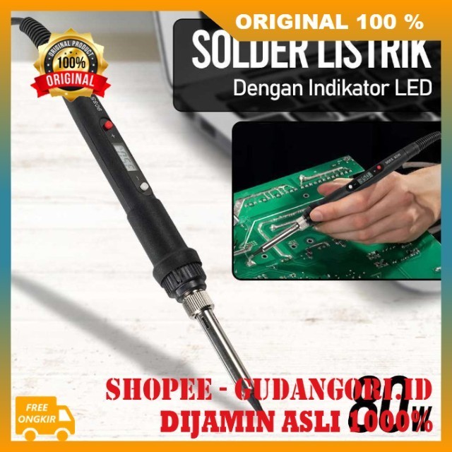 Solder Listrik Digital Solder Listrik Adjustable Solder Listrik 80watt Alat Solder Listrik ORIGINAL