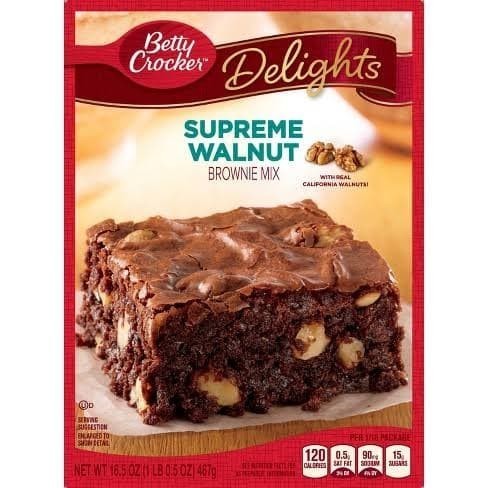 

TERJUAL Betty Crockers Walnut Brownie Mix / Bahan Kue 16.5oz