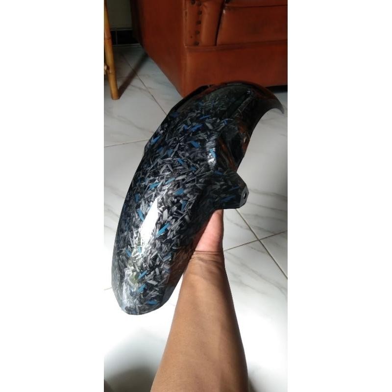 spakbor depan satria fu facelift motif forget carbon wtp,carbon celup