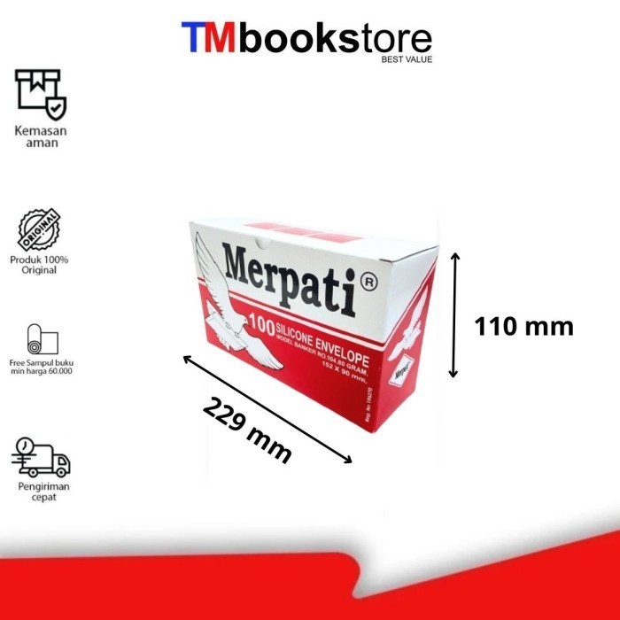 

AMPLOP MERPATI 90-80 SLC AA624750 TMBOOKSTORE ATK