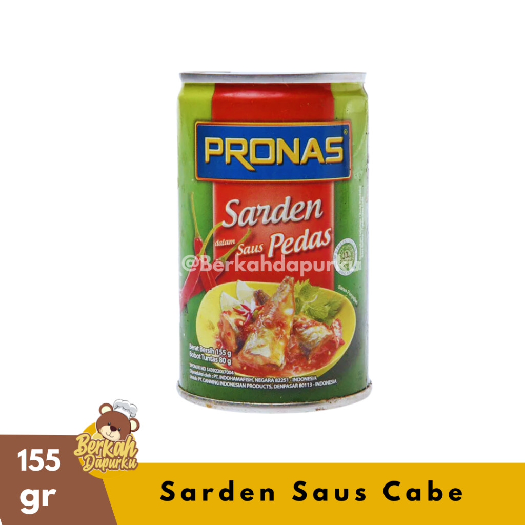 

Pronas Sardines Saus Chili 155g Sarden Ikan Murah