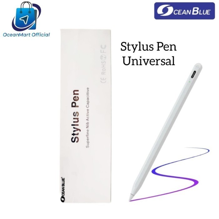 Ocean Blue Stylus Pen Universal Pencil for iPad Tab iOS Android Pensil