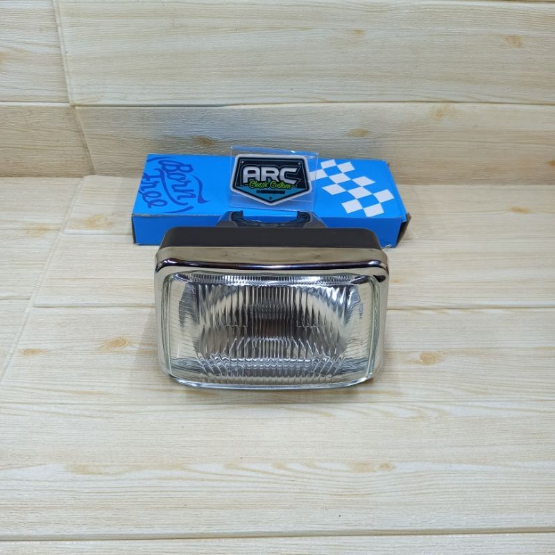 cod aksesoris sepeda motor Reflektor lampu depan win100 GL100 GL125 GLK win new