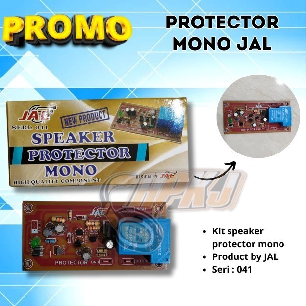 SMART JAL KIT SPEAKER PROTECTOR MONO Kit speaker protec mono JAL 041