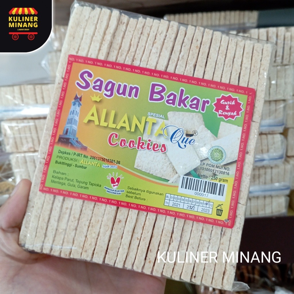 

Kuliner Minang Sagun Bakar Gurih & Renyah by Allanta Oleh Oleh Cemilan Payakumbuh Padang Khas Pariaman Jajanan Snack Kabau AX00