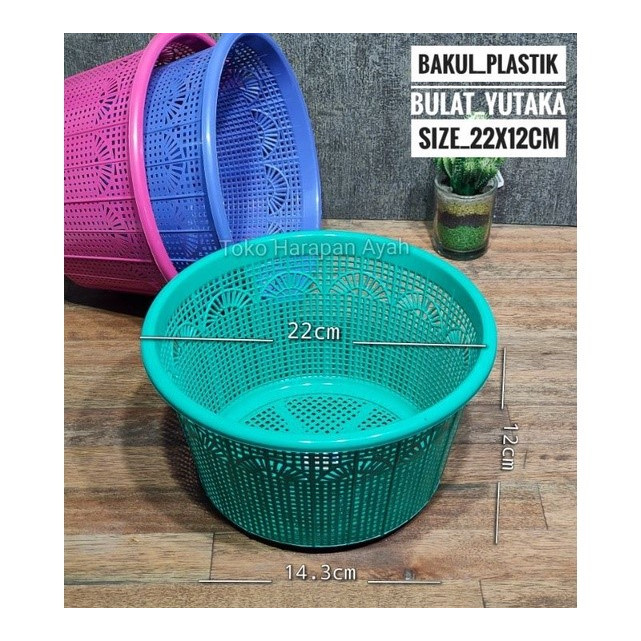 Bakul Bulat - Wakul Telur - Besek - Plastik - Keranjang Makanan plastik YUTAKA