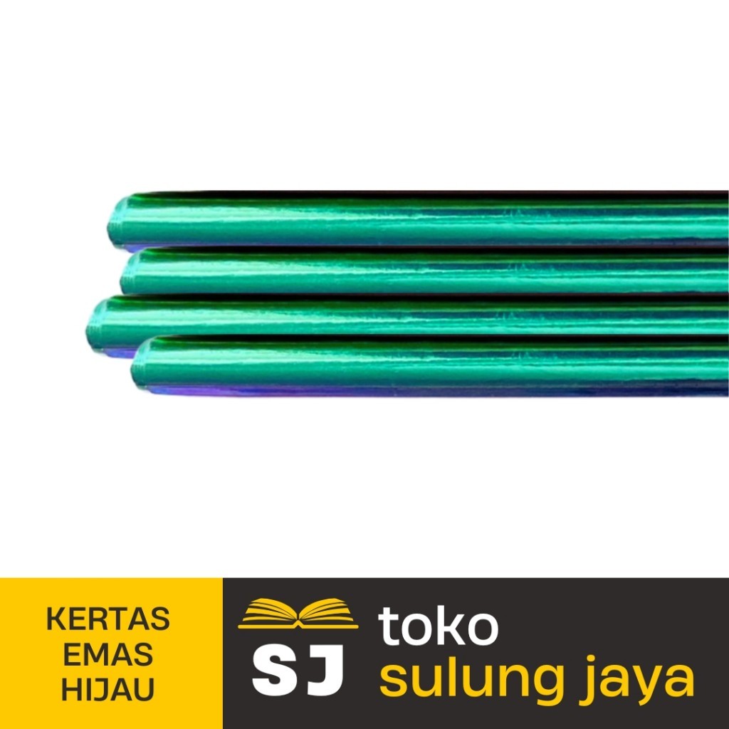 

KERTAS EMAS HIJAU / KERTAS SAMPUL EMAS HIJAU GLOSSY