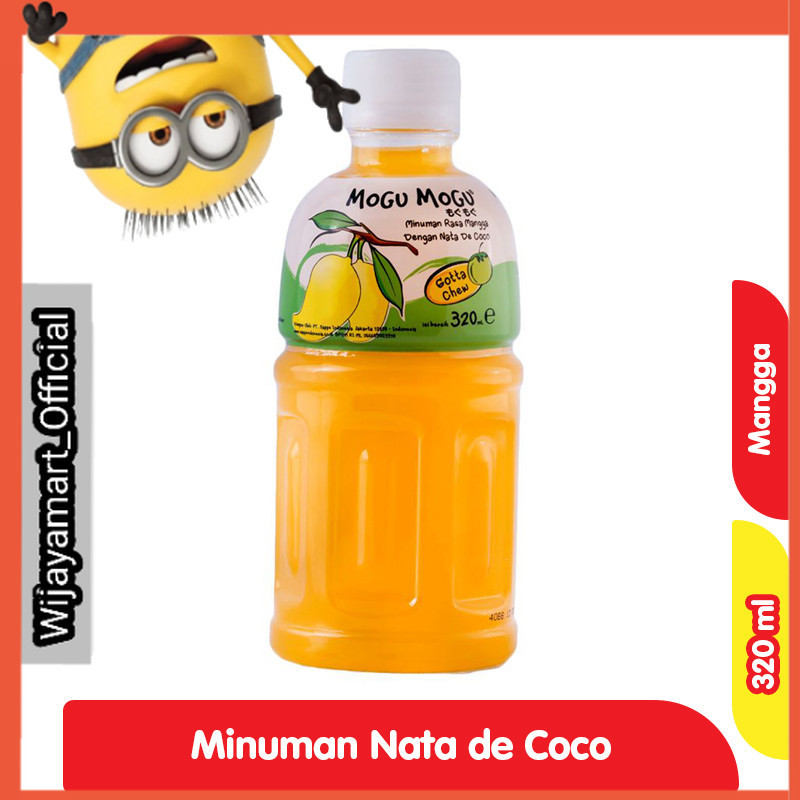 

Mogu Mogu Minuman Nata De Coco Rasa Mangga 320 ml