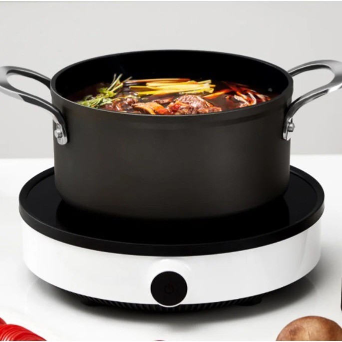 Elshop - Huohou Panci Anti Lengket Soup Pot Non Stick Coating Cookware - HU0162