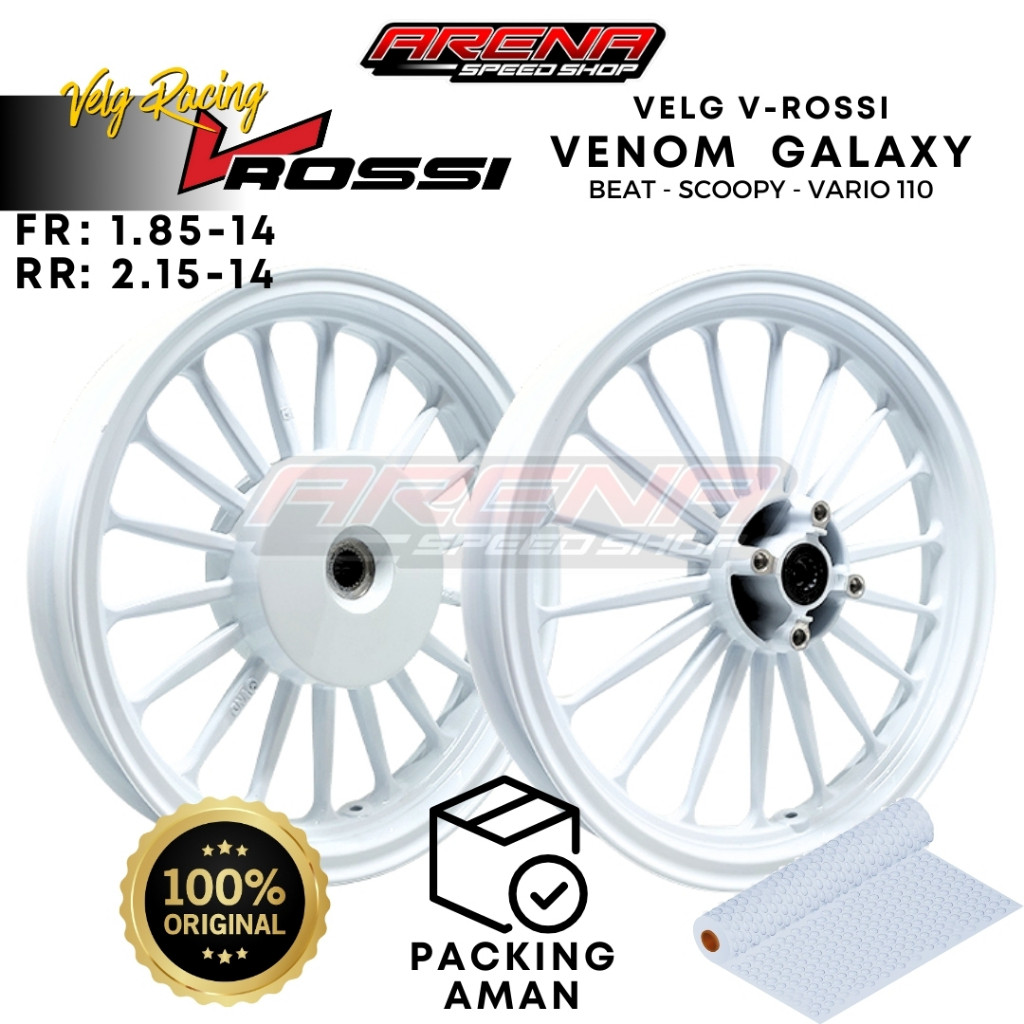 V Rossi Venom Galaxy 185x14 & 215x14 - Velg Palang 18 Beat Scoopy 110 Genio Velg Racing P 18 VRossi