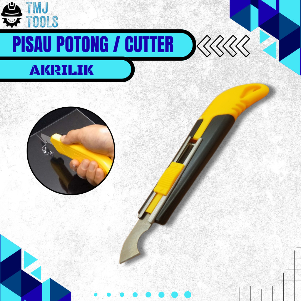 

Cutter Akrilik Pisau Pemotong Acrylic Pisau Akrilik Kater Mika Plastik Alat Potong HPL PVC Sheet Decosheet