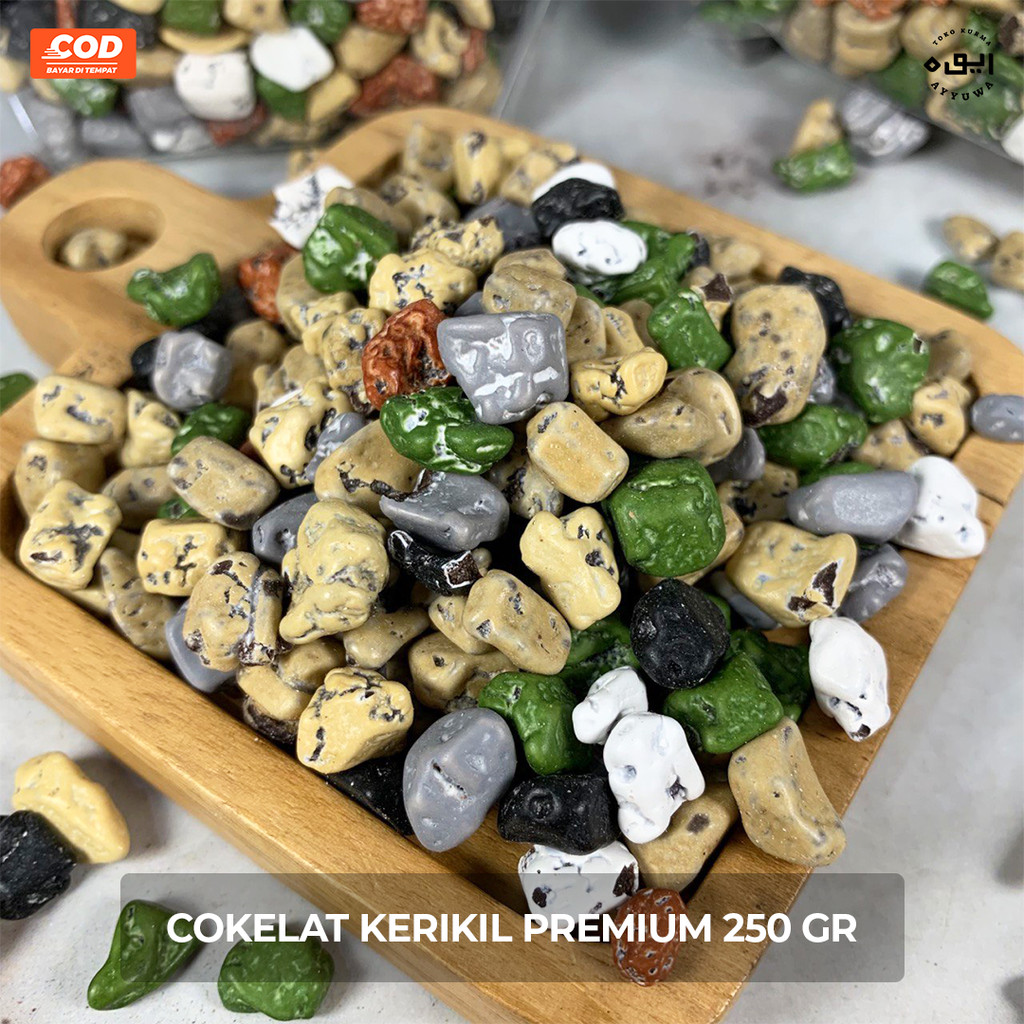 

Cokelat kerikil 1kg / Coklat Kerikil Arab Turki / Chocolate Stones