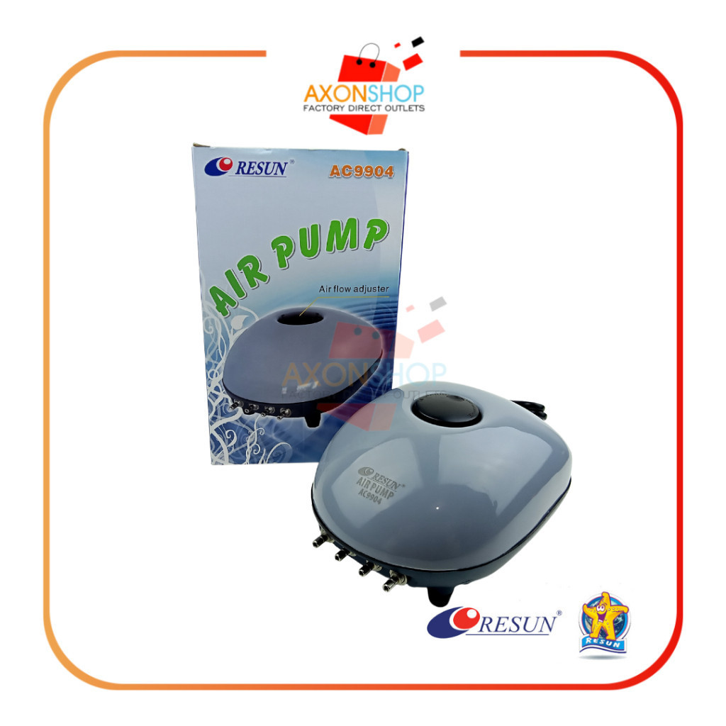 RESUN Pompa Udara Aerator AC9904 Air Pump Aquarium AC 9904 Merk Resun