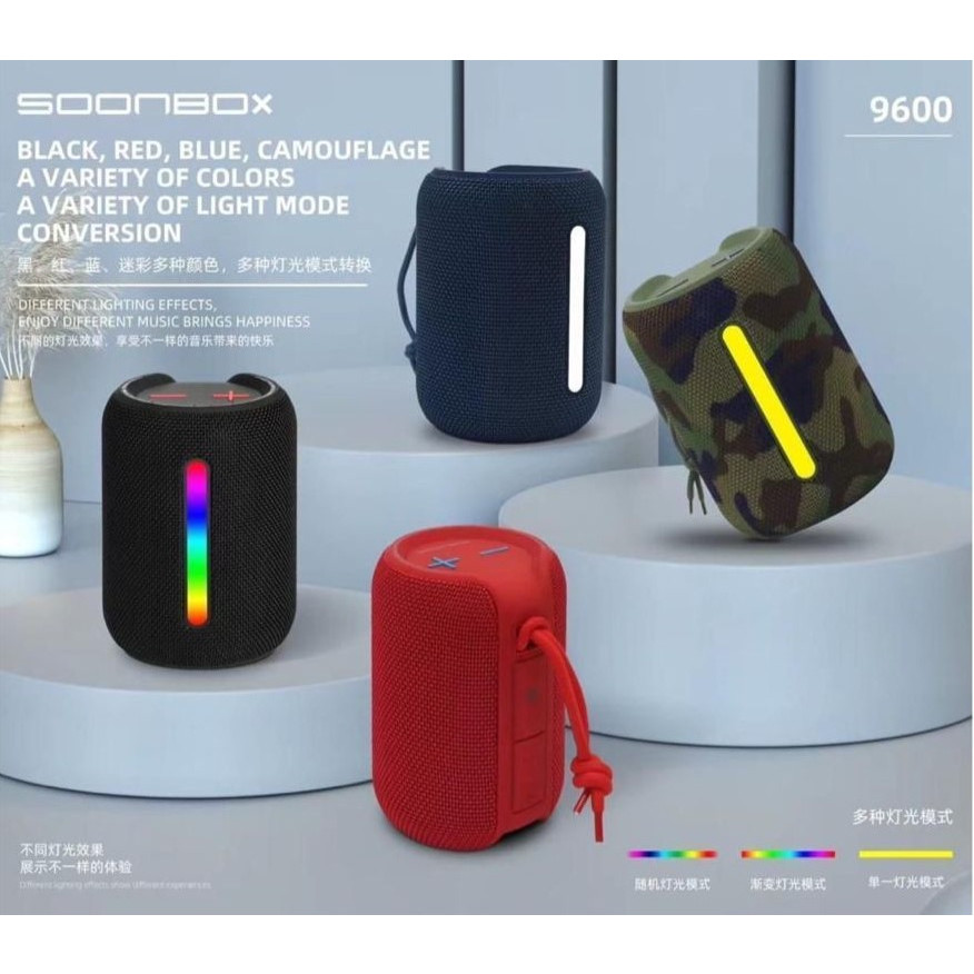 Speaker Soonbox S9600 Wireless Speaker Outdoor Travel Bluetooth5.0