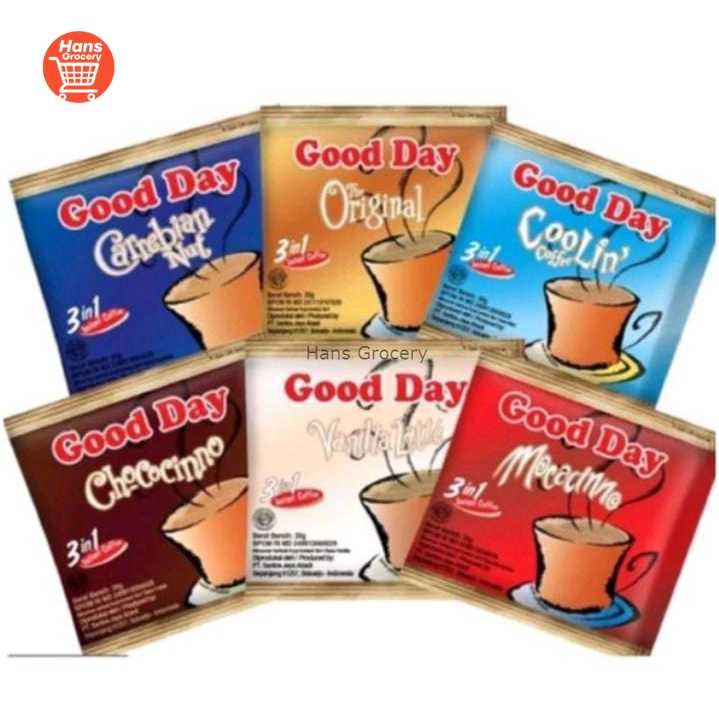 

Hans Kopi GOOD DAY All Varian Renceng