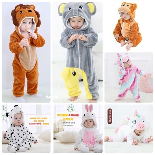 ✨READY✨ -Animal Baby Costume - Kostum Bayi Hewan Lucu - Lion Singa