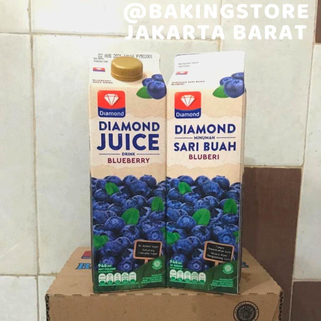 

JUICE BLUEBERRY UNSWEET DIAMOND 946 ML - Jus Bluberi
