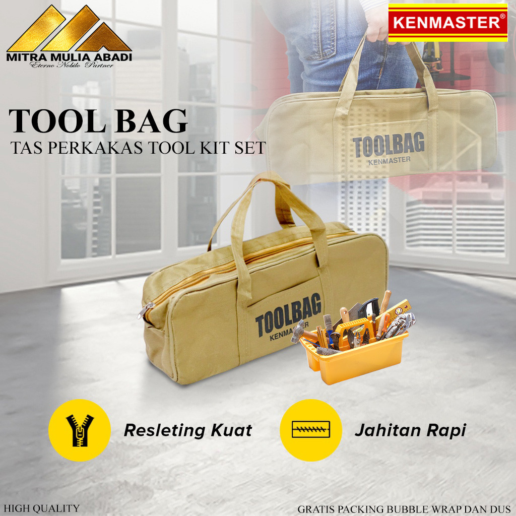 Kenmaster Tas Tempat Perkakas /Tool Bag KENMASTER Tool Kit Set
